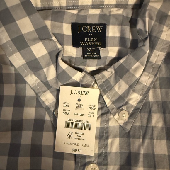 Men’s J Crew Tall flex Button Down shirt Size XLT - Picture 3 of 3